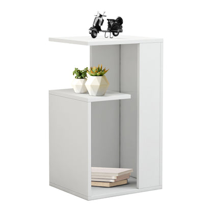 Side Table Dawn Melamine White 35x29,5x60hcm.hm8880.11