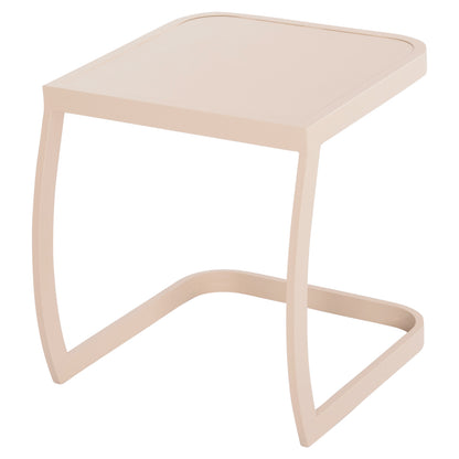 Sunbed Side Table Rickon Hm6324.04 Aluminum In Champagne Color 45x48x49,5hcm.