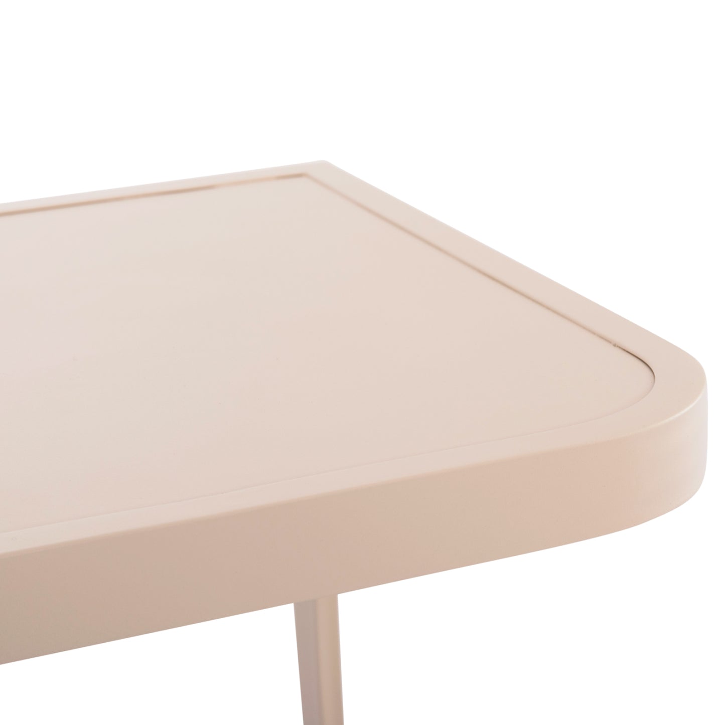 Sunbed Side Table Rickon Hm6324.04 Aluminum In Champagne Color 45x48x49,5hcm.