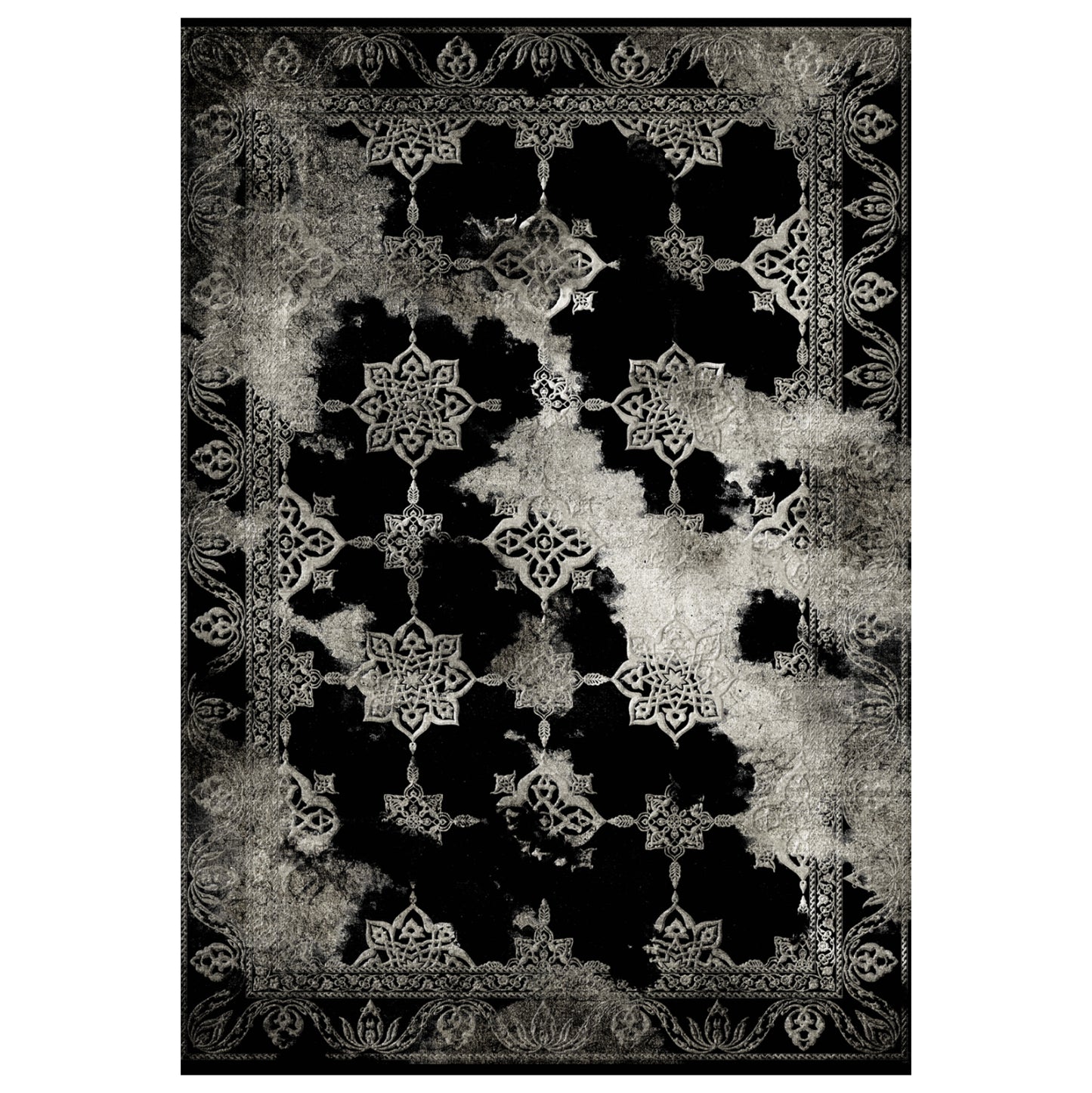 Josiane, Black Area Rug, Hm7676.17 80x150cm