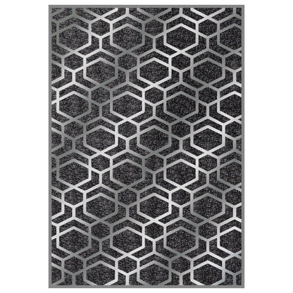 Hm7676.31 80x150cm, Josiane Carpet, Grey-silver, Fringes