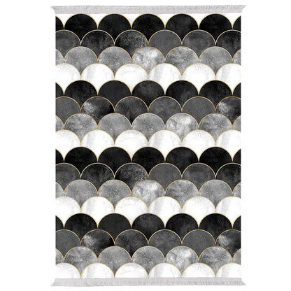 Living Room Carpet With Fringes Josiane Hm7677.33 120x170