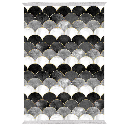 Living Room Carpet With Fringes Josiane Hm7723.33 Multicolor 180x280