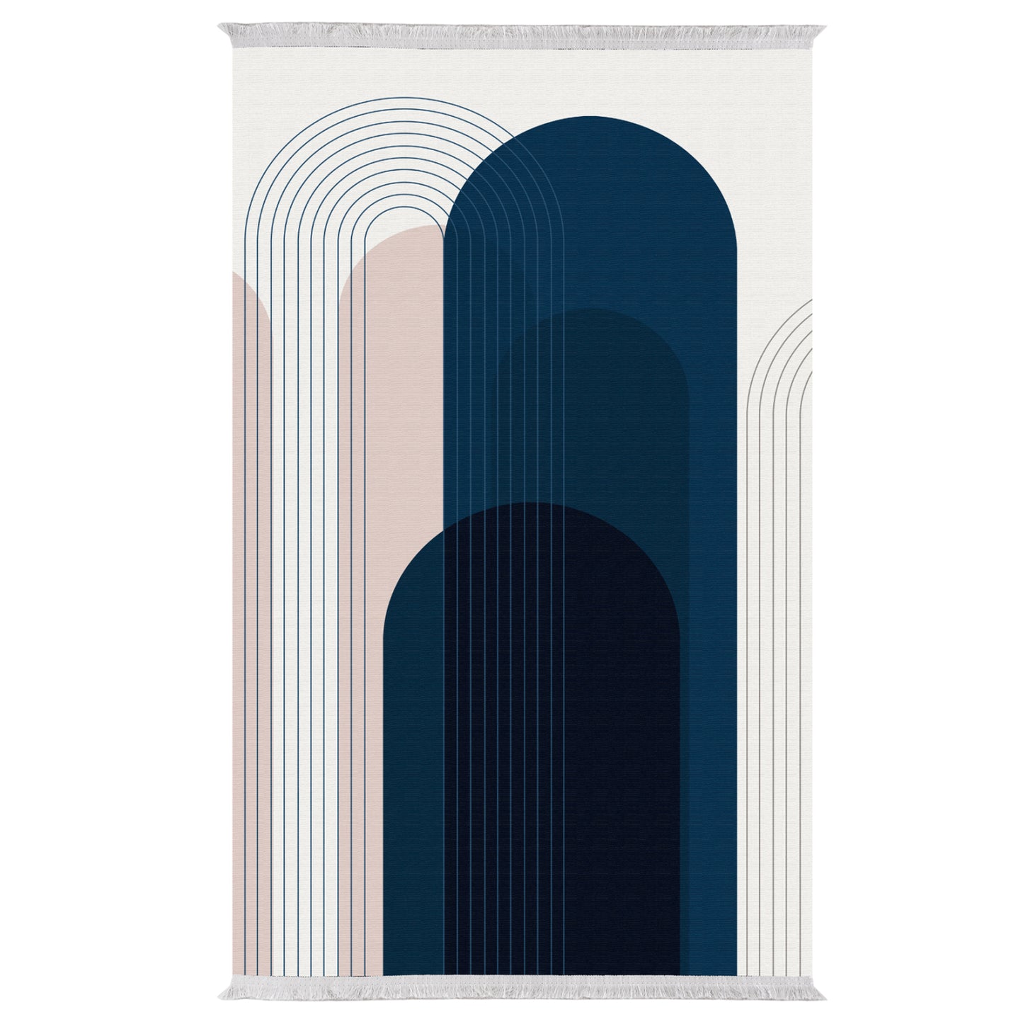 Living Room Carpet With Fringes Josiane Hm7723.49 Multicolor 180x280