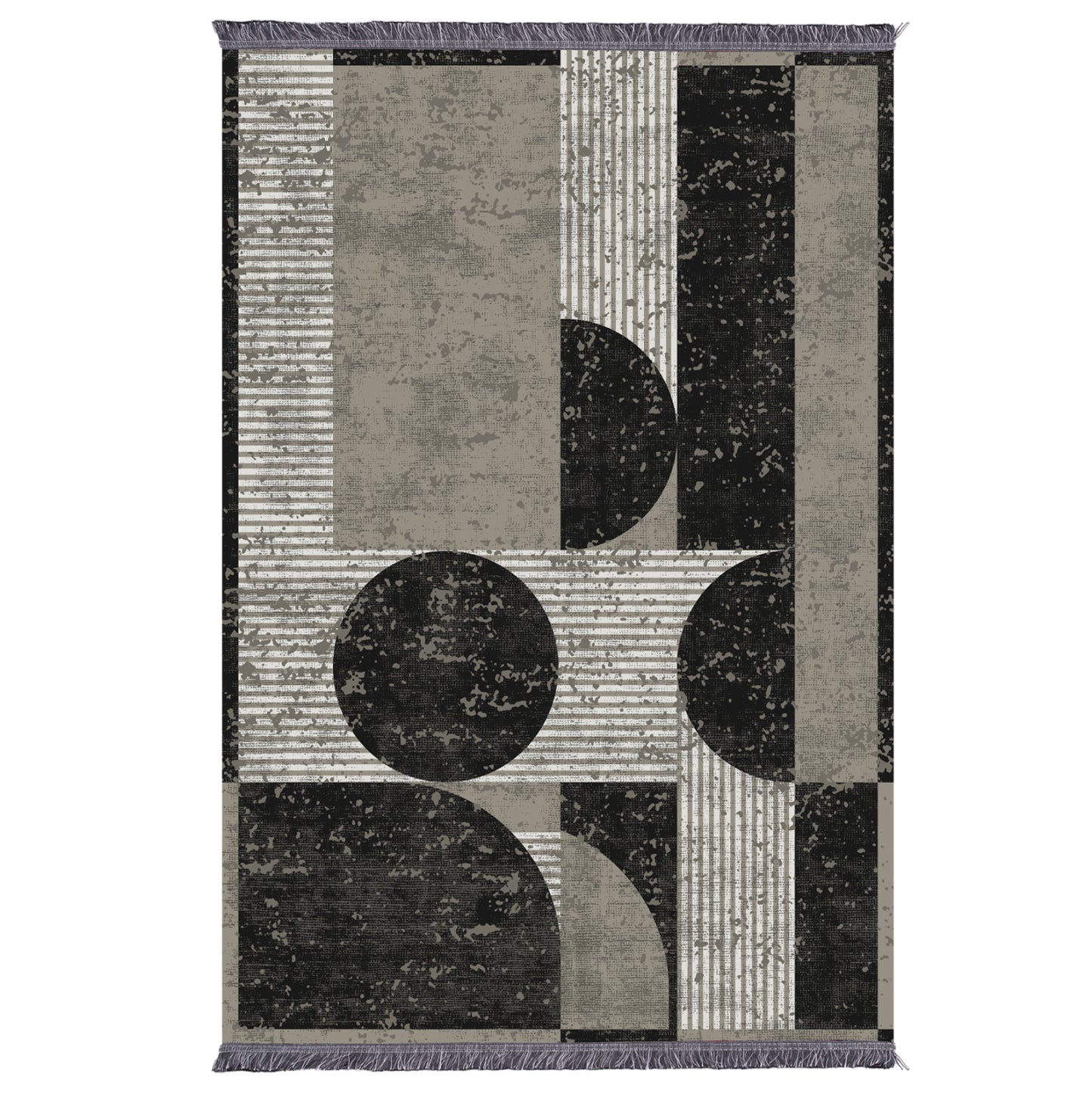 Living Room Carpet With Fringes Josiane Hm7676.46 Multicolor 80Χ150
