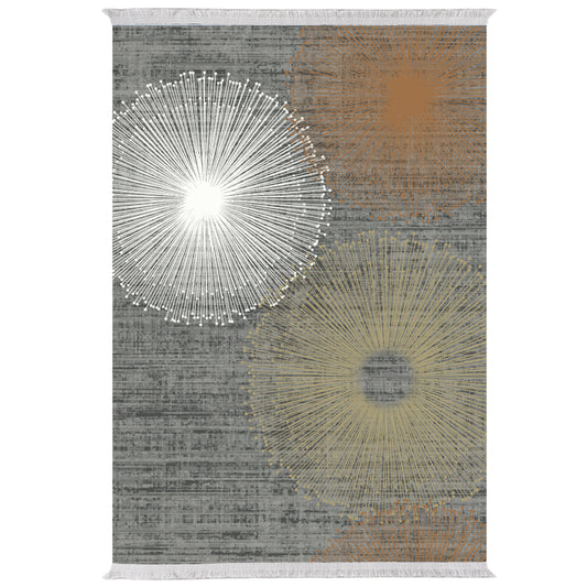 Living Room With Fringes Josiane Hm7675.44 Multicolor 160x230