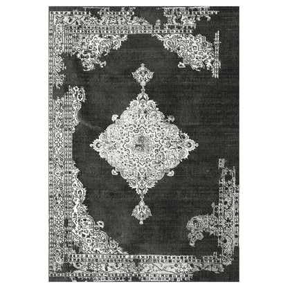 Josiane, Hm7676.12 80x150cm, Grey Vintage Carpet, Fringes