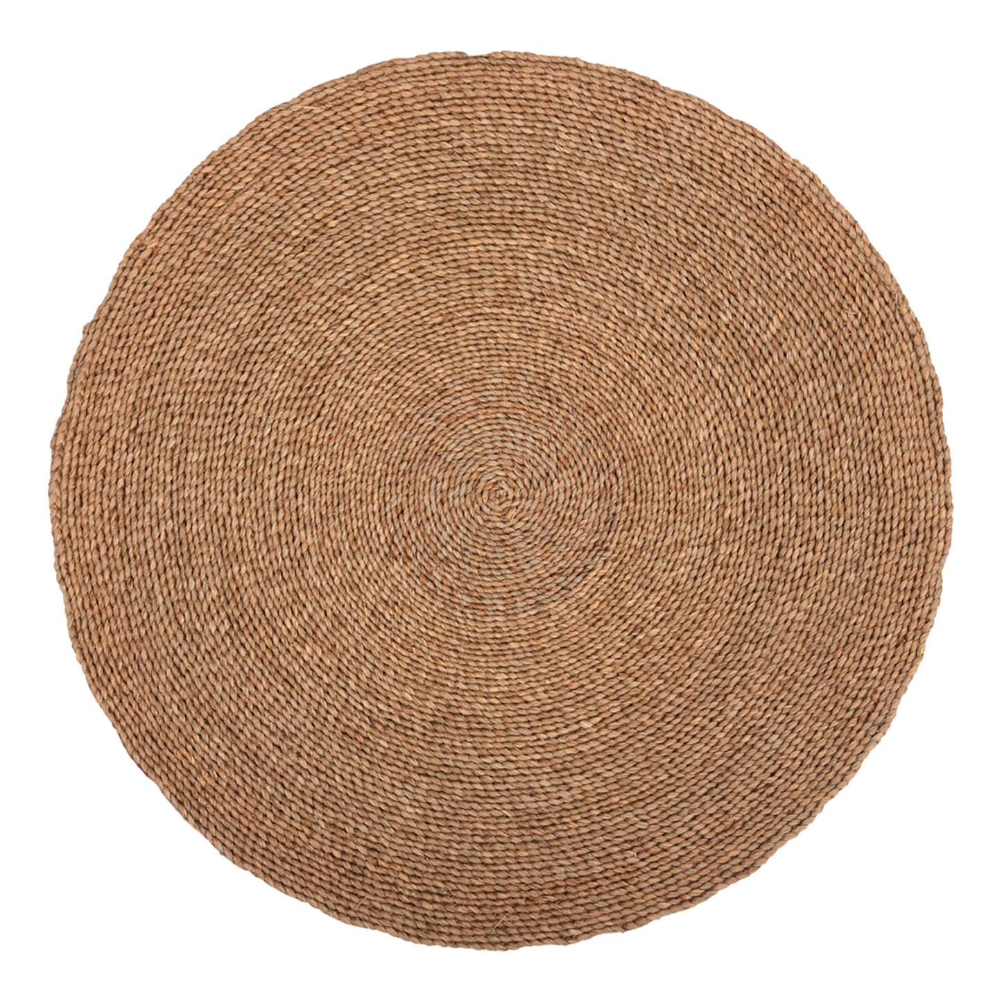 Round Rug Crater Hm7849 Mendong Grass In Natural Color Φ150cm.