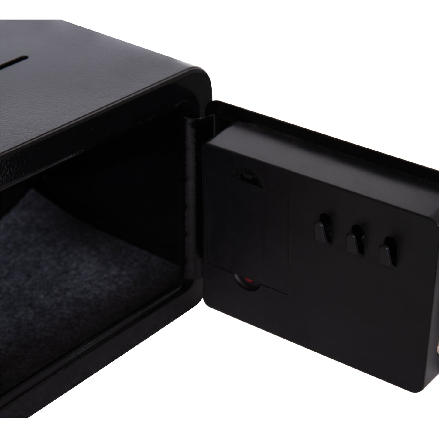 Safe Mini (strongbox) With Key Lock And Number Combination Talis Hm6640 Steel In Black 23x17x17hcm.