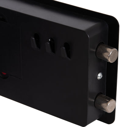 Safe Mini (strongbox) With Key Lock And Number Combination Talis Hm6640 Steel In Black 23x17x17hcm.