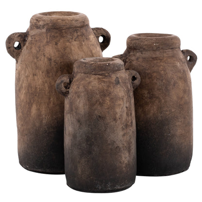 Decor Vases 3pcs Hm7712 Beige Terracotta