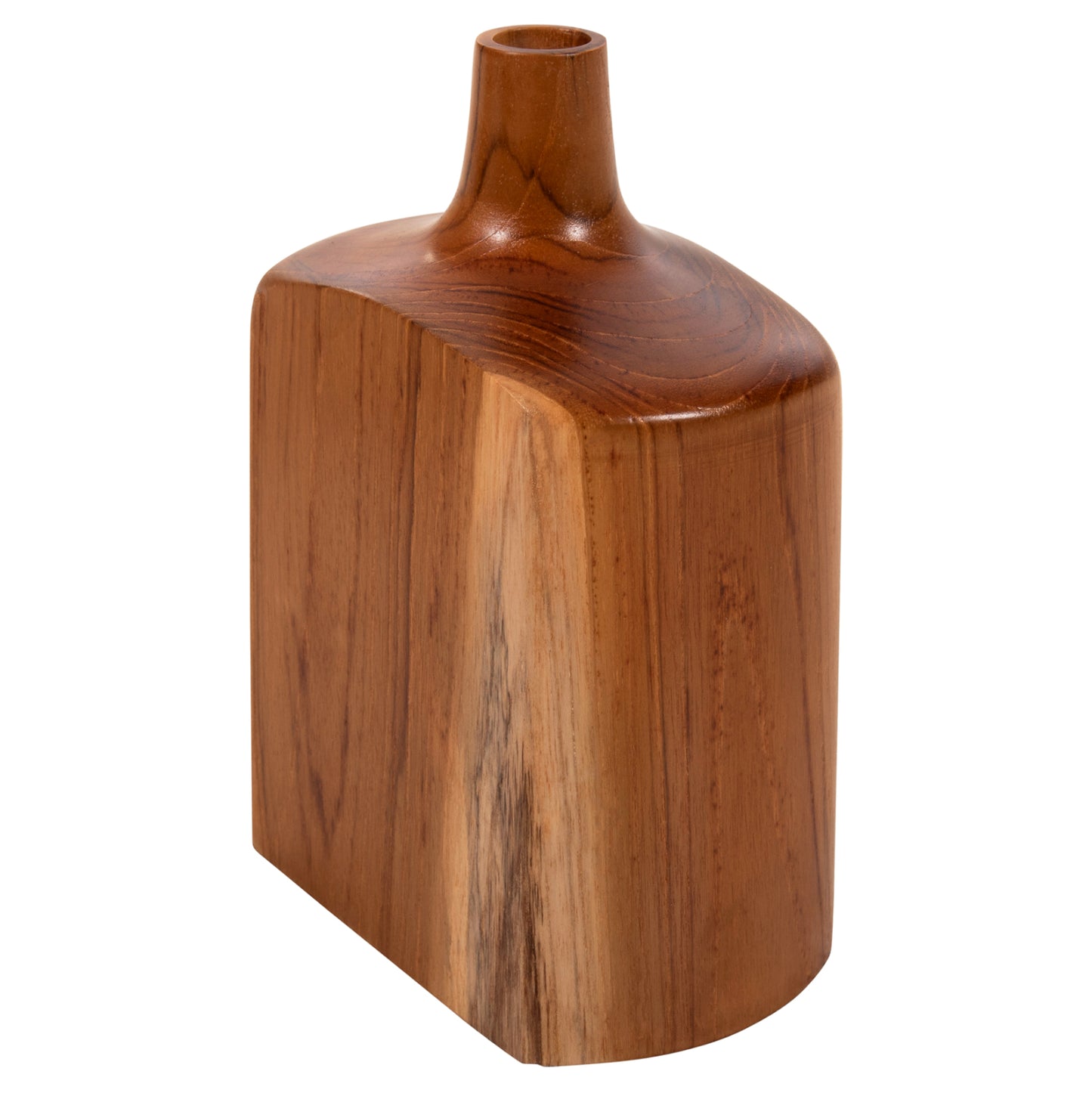 Decor Bottles 3pcs Set Hm7716 Solid Teak Wood Walnut