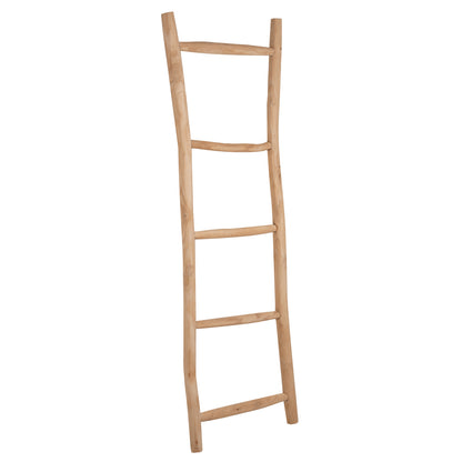 Decor Ladder/hanger Hm9761 Solid Teak Wood Natural 50x5x150hcm.