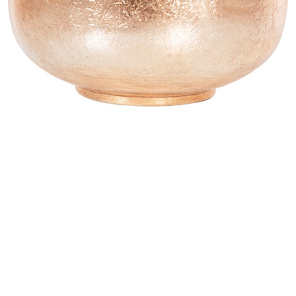Decorative Floor Vase Raksasa Hm4232.06 Metal In Cherry Red-gold Pearl Φ24x69hcm.