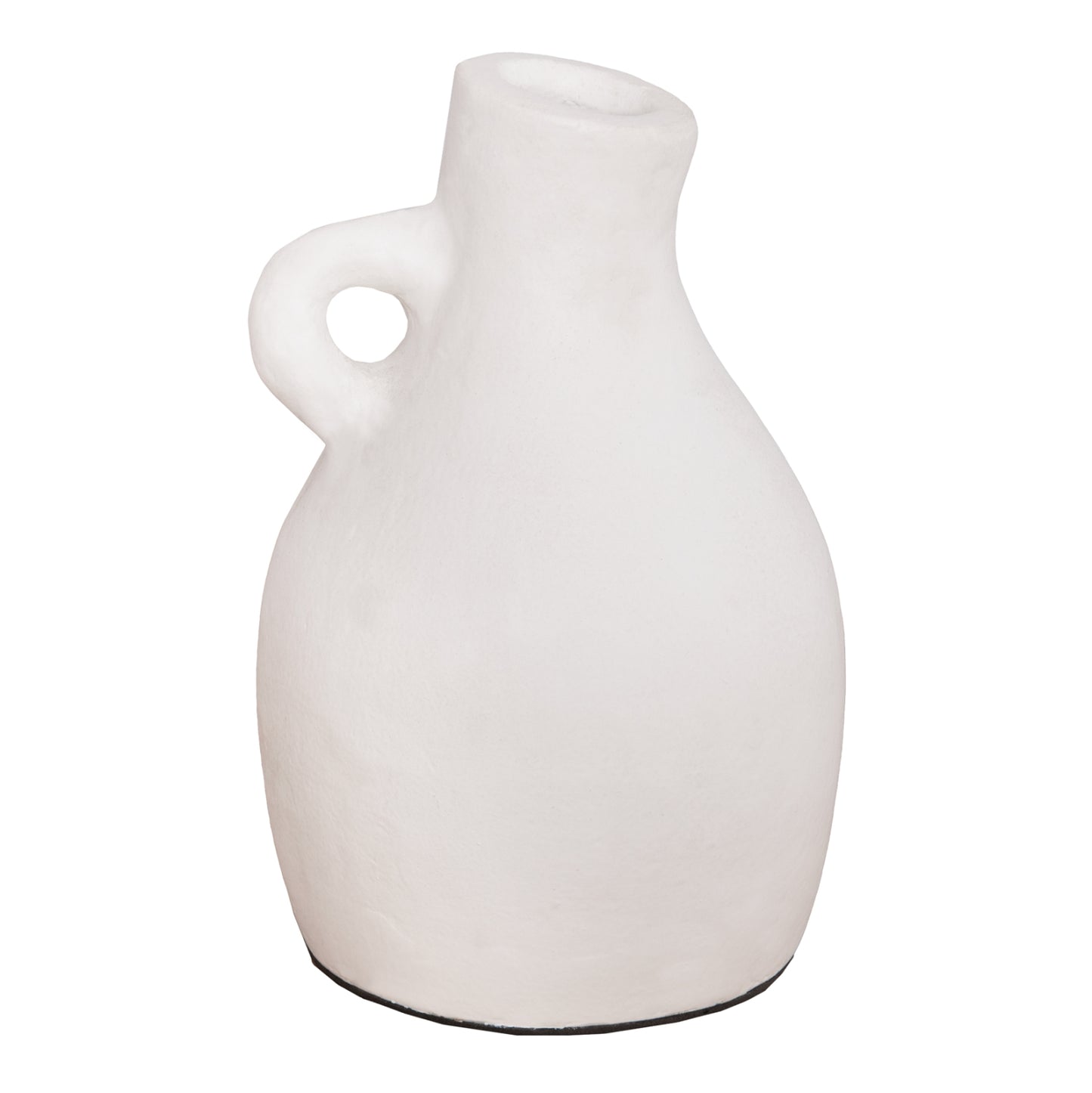 Decorative Vase Series Clayvon Hm4405 Terracotta In White Color Φ13x21hcm.