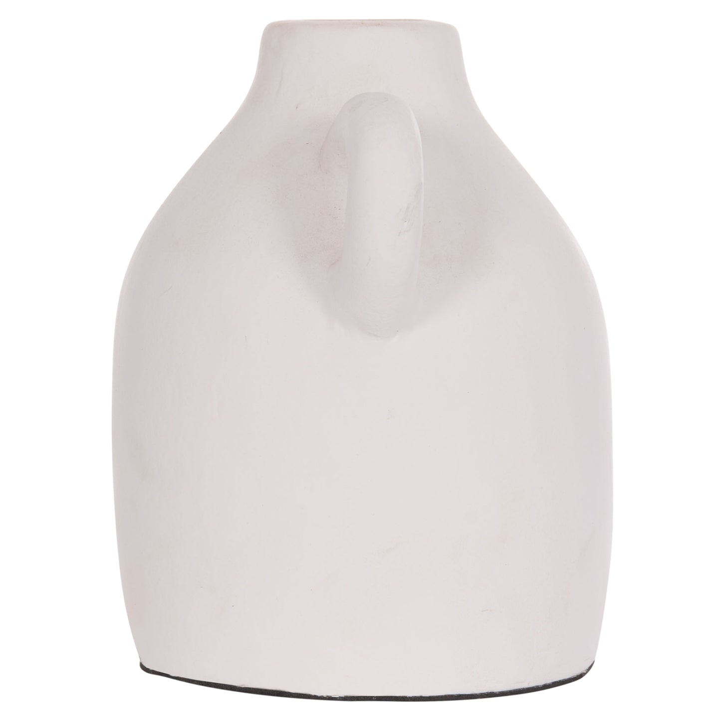 Decorative Vase Series Clayvon Hm4407 Terracotta In White Color 20x12x19hcm.