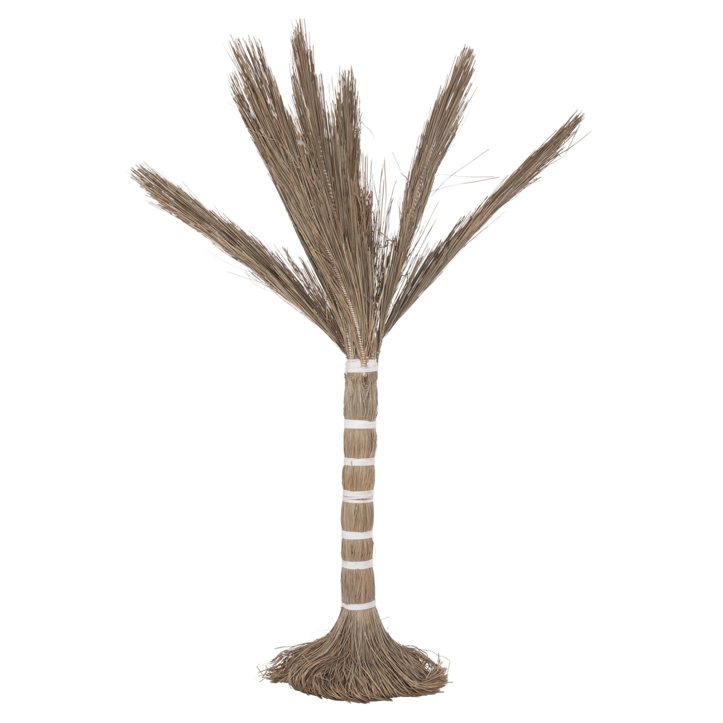 Decorative Tree Tropic Hm4325 Coconut-style Made Of Mendong Grass 210hcm.