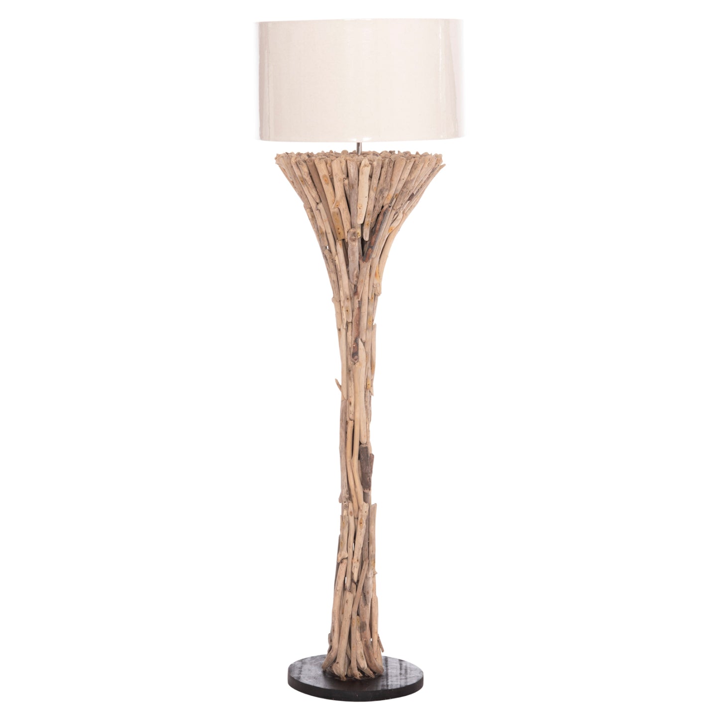 Decorative Floor Standing Lamp Altar Hm4433 Driftwood--white Pvc Cap Φ45x142hcm.