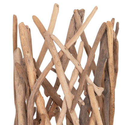 Decorative Floor Standing Lamp Vekna Hm4877 Driftwood In Natural 30x30x140hcm.