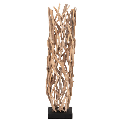Decorative Floor Standing Lamp Vekna Hm4877 Driftwood In Natural 30x30x140hcm.