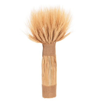 Decorative Dried Wheat Bouquet Hm7963 Natural Color 48hcm.