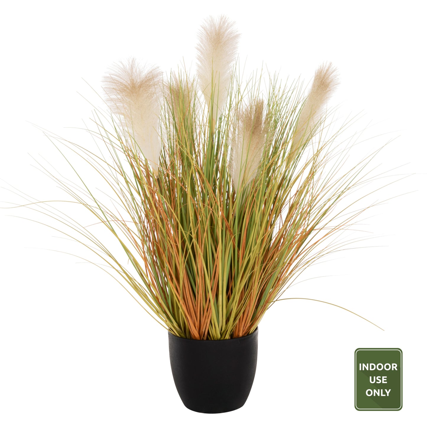 Decorative Synthetic Plant In Pot Hm4010 Phragmites Australis Φ24x18-91hcm.