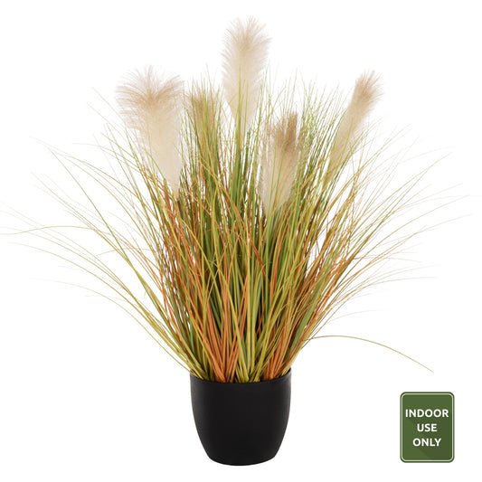 Decorative Synthetic Plant In Pot Hm4010 Phragmites Australis Φ24x18-91hcm.