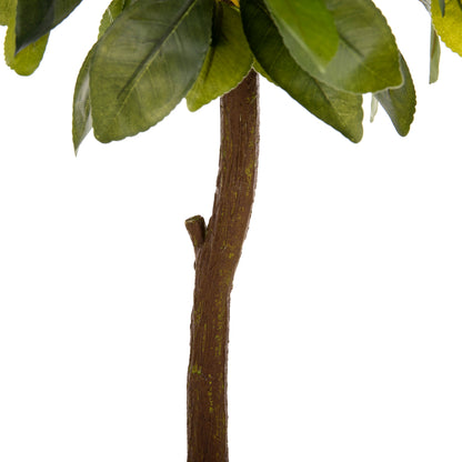 Decorative Synthetic Plant In Pot Hm4021 Orange Tree Φ15x12.5-90hcm.