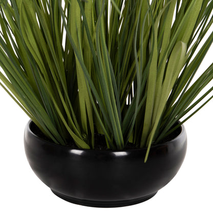 Decorative Synthetic Plant In Pot Hm4027 Grass 37h Cm.