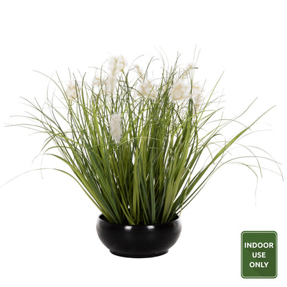 Decorative Synthetic Plant In Pot Hm4027 Grass 37h Cm.