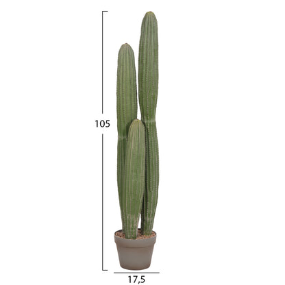 Decorative Synthetic Plant In Pot Hm4744 Cactus Φ17.5x105hcm.
