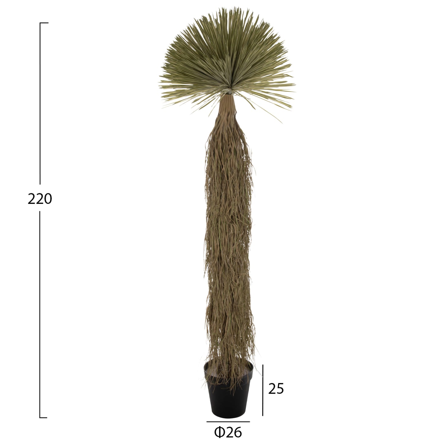 Decorative Synthetic Plant Hm7974 Scarecrow In Pot 220h Cm.