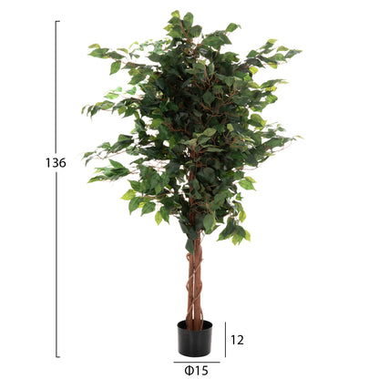 Decorative Synthetic Plant Hm7992 Banyan Tree In Pot 136h Cm.