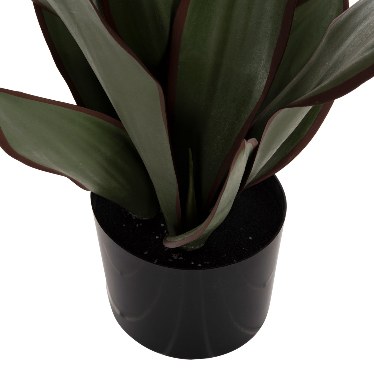 Decorative Synthetic Plant In Pot Hm7996 Broadleaf Sansevieria Φ14x12-51Υεκ.