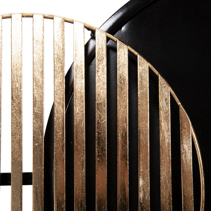 Wall Decor Hm4201 Metal In Black & Gold 81,5x46,5hcm.