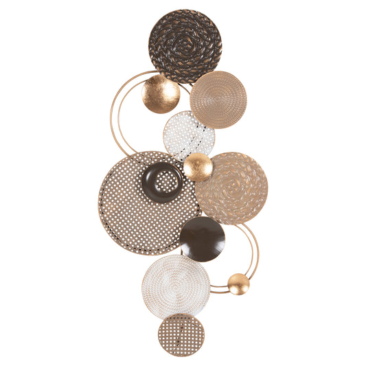 Wall Decor Hm4215 Metal In Earth Subtle Colors 60x5x122 Cm.