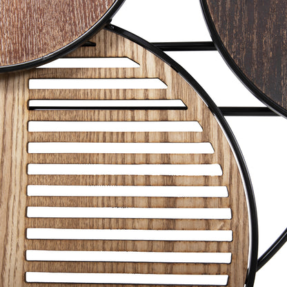 Wall Decor Hm4216 Metal In Earth Subtle Colors 135x69 Cm.