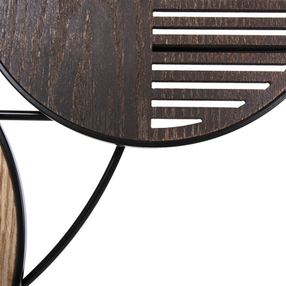 Wall Decor Hm4216 Metal In Earth Subtle Colors 135x69 Cm.