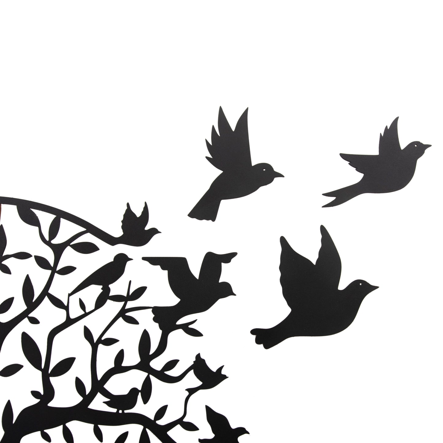 Wall Decoration Illusion Hm4647 Metal-wood 56.5x3(thickness)x56.5hcm.