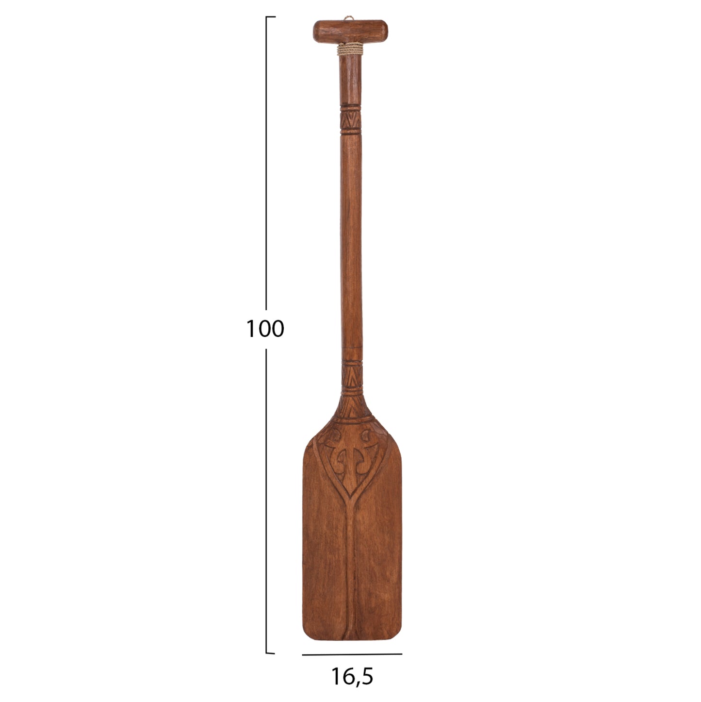 Wall Decor Hm7709.01 Solid Albasia Walnut Color 16,5x100cm