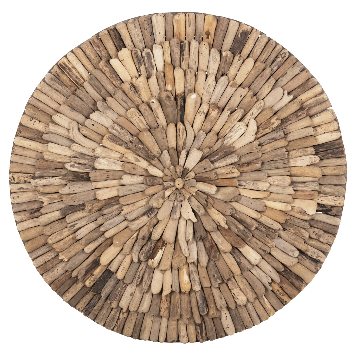 Wall Decoration Round Chiiki Hm4300 Driftwood In Natural Φ98 Cm.