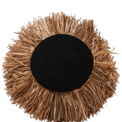 Wall Decoration Round Abor Hm4717 Sisal Fibers In Natural Φ60cm.