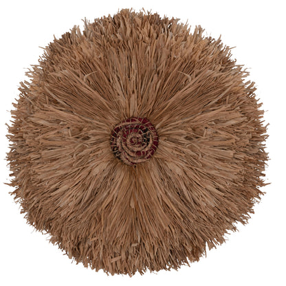 Wall Decoration Round Abor Hm4717 Sisal Fibers In Natural Φ60cm.