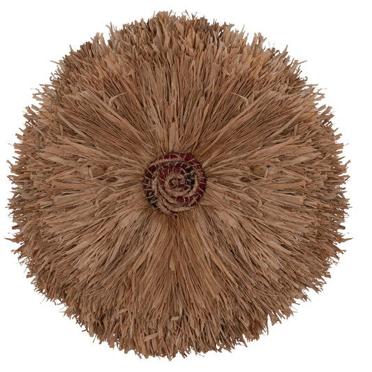 Wall Decoration Round Abor Hm4717 Sisal Fibers In Natural Φ60cm.