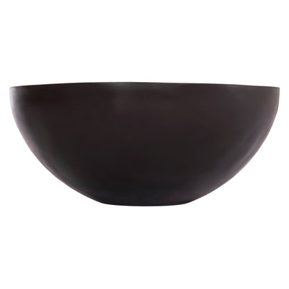 Decor Round Coffee Table Bowl Hm8717.22 Rusty With Acacia Wood Top Φ89.5x39hcm.