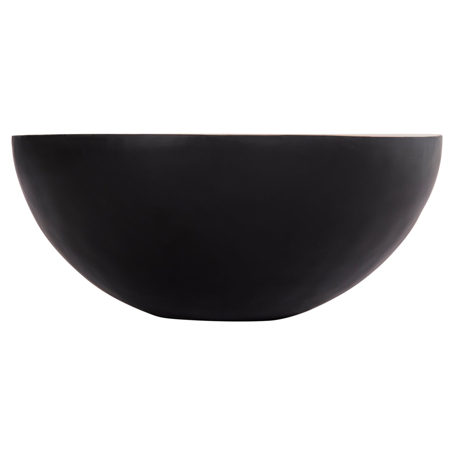 Decor Round Coffee Table Bowl Hm8717.21 Black With Acacia Wood Top Φ90x37.5hcm.