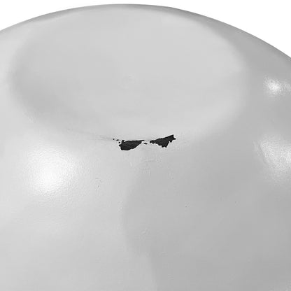 Round Coffee Table Bowl Hm8717.23 White With Acacia Wood Top Φ91x38,5hcm. Β'rated