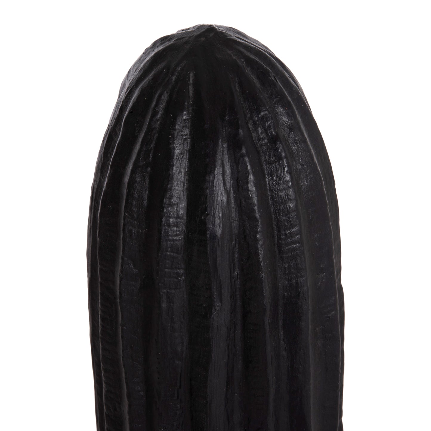 Decorative Floor Standing Cactus Hm4386.01l Plaster In Black 63x37x150hcm.