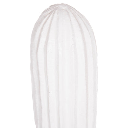 Decorative Floor Standing Cactus Hm4386.02l Plaster In White 63x37x150hcm.