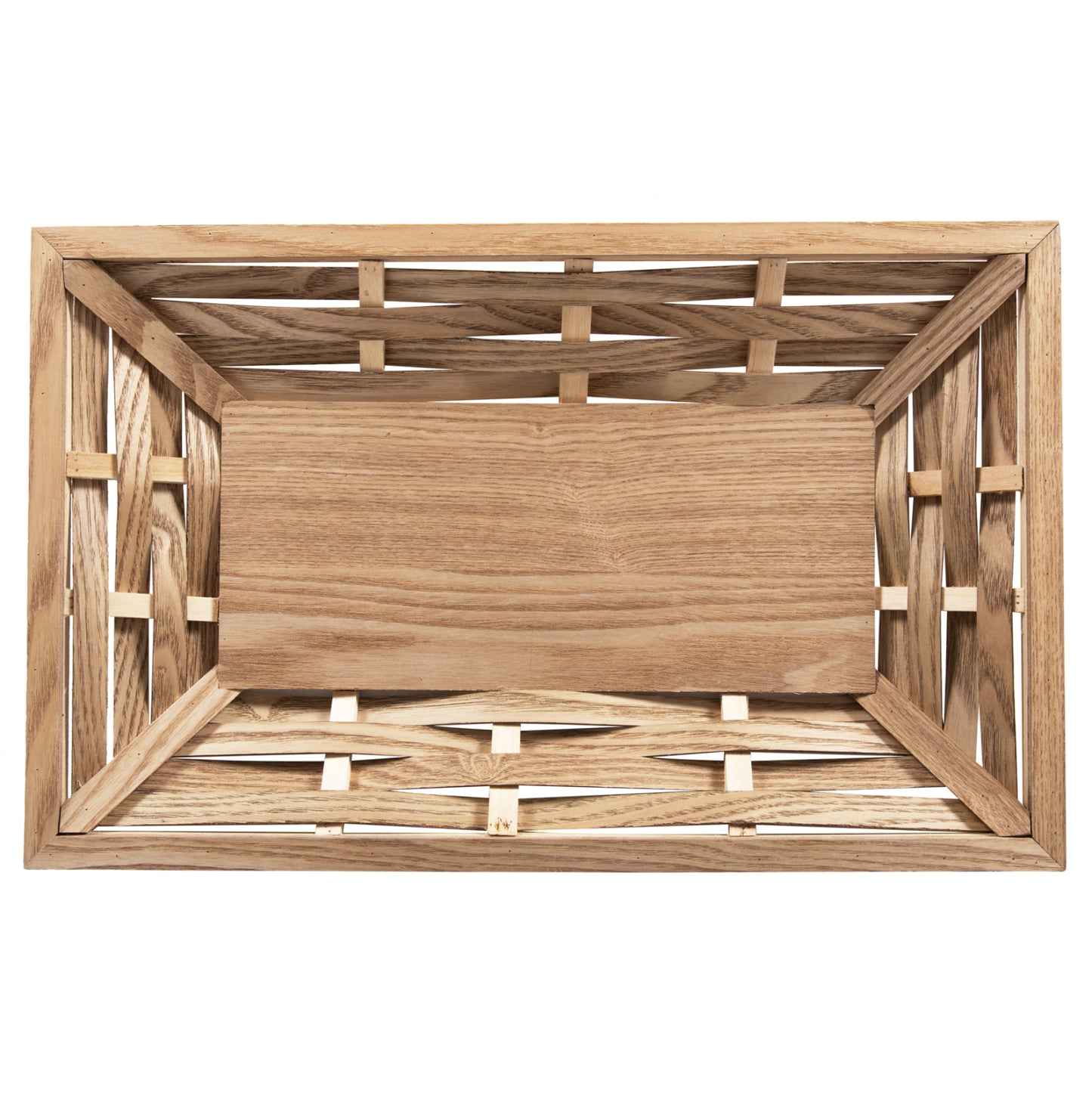 Serving Tray Rectangular Hm4228 Fir Wood & Mdf 51x32x5,5hcm.